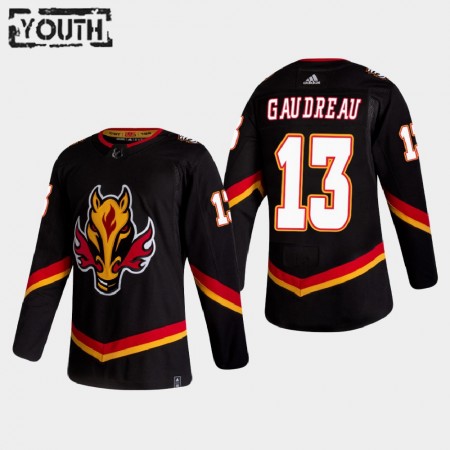 Dětské Hokejový Dres Calgary Flames Dresy Johnny Gaudreau 13 2020-21 Reverse Retro Authentic